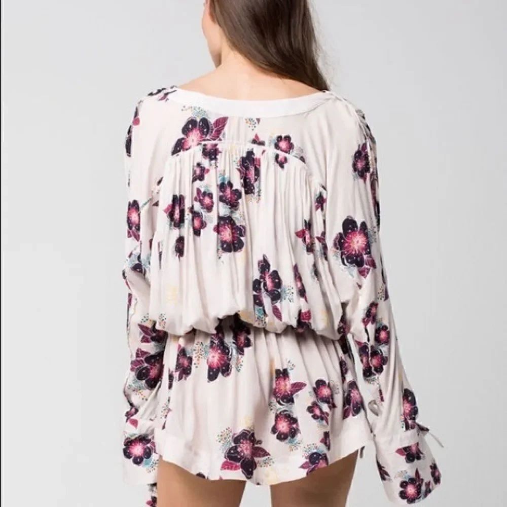 Free People Tuscan Dreams Floral Mini Dress Small - Picture 6 of 15